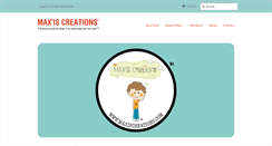 Desktop Screenshot of maxiscreations.com